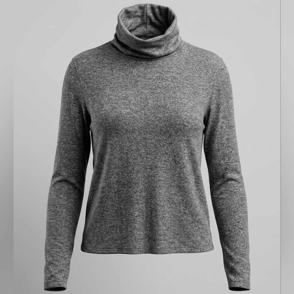 Aerie Charcoal Cowl Neck Sweater